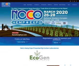 Nocohempexpo.com(The 9th Annual NoCo Hemp Expo) Screenshot