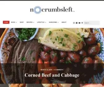 Nocrumbsleft.net(Inspiration for Everyday Food Made Marvelous) Screenshot