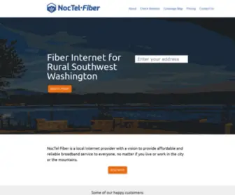 Noctelfiber.com(NocTel Fiber) Screenshot