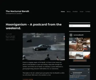 Nocturnalbandit.com(Visual experiences of a petrolhead) Screenshot