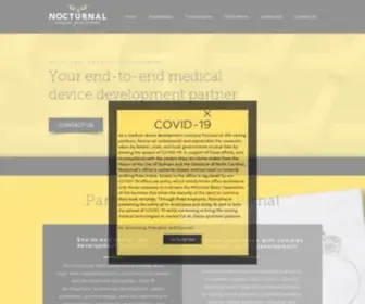 Nocturnalpd.com(Nocturnal Product Development) Screenshot