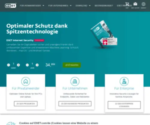 Nod32.de(ESET Antivirus) Screenshot