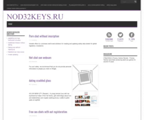 Nod32Keys.ru(Nod 32 Keys) Screenshot