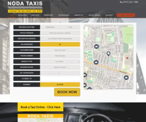 Noda-Taxis.co.uk(Noda Taxis Newcastle upon Tyne) Screenshot