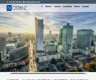 Nodbiz.com.pl(Alarmy, kontrola dostępu, domofony, telewizja przemysłowa) Screenshot