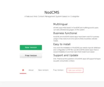 Nodcms.com(Nodcms) Screenshot