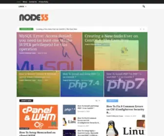 Node35.com(Everything About Linux Tips and Tutorials) Screenshot