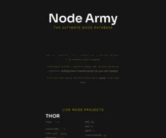 Nodearmy.xyz(Node Army) Screenshot