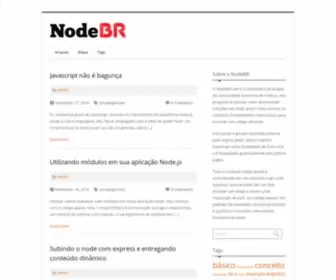 Nodebr.com(NodeJR Brasil) Screenshot