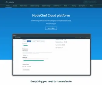 Nodechef.com(NodeChef Cloud is a platform as a service (PaaS)) Screenshot