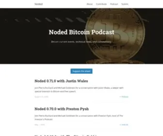 Noded.org(Noded Bitcoin Podcast) Screenshot
