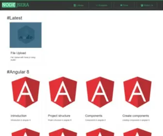 Nodejsera.com(Learn node.js) Screenshot