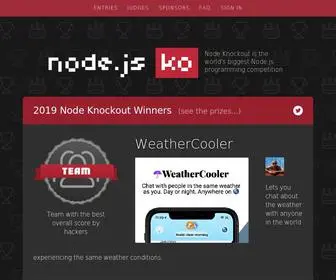 Nodeknockout.com(Node Knockout) Screenshot