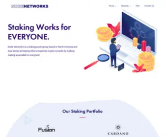 Nodenetworks.org(Staking Works for EVERYONE. Node Networks) Screenshot