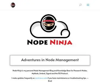 Nodeninja.org(Node Ninja) Screenshot