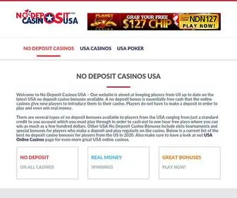 Nodepositcasinosusa.com Screenshot