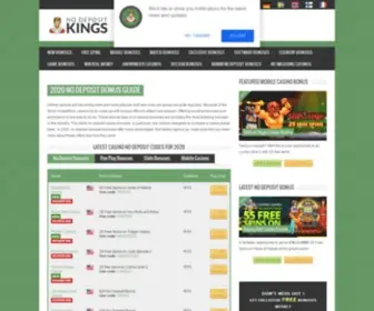 Nodepositkings.com Screenshot