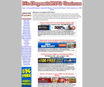 Nodepositrtgcasinos.com(RTG) Screenshot