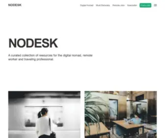 Nodesk.co(Resources for Digital Nomads and Remote Workers) Screenshot