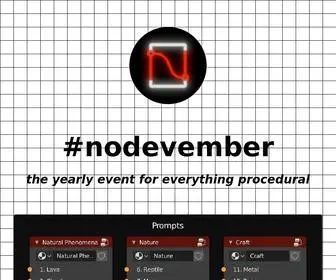 Nodevember.io(Nodevember) Screenshot