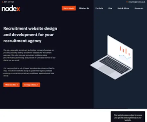 Nodex.co.uk(Web design) Screenshot