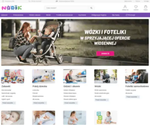 Nodik.pl(Spełnia marzenia dzieci) Screenshot