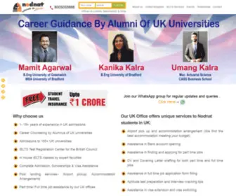 Nodnat.com(Study in UK with upto 100% Scholarship) Screenshot