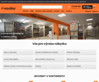 Nodo-Shop.cz(Vše pro výrobu nábytku) Screenshot