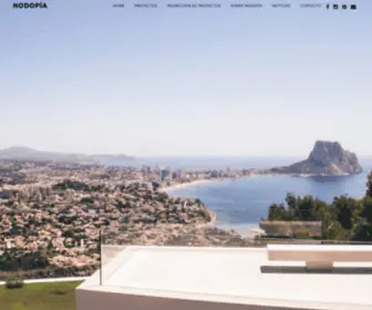 Nodopia.com(Arquitectos en Valencia. Nodopía Arquitectura y Diseño) Screenshot