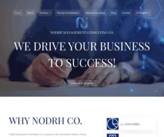 Nodrh.com(Nodrh Management Consulting Co) Screenshot