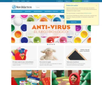 Noedidacticos.com(Noé Didácticos) Screenshot