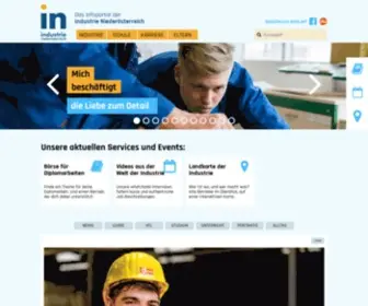 Noeindustrie.at(Industrie niederösterreich) Screenshot