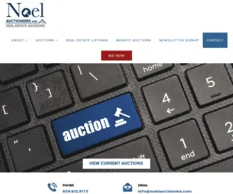 Noelauctioneers.com(Noel Auctioneers & Marketing Group) Screenshot