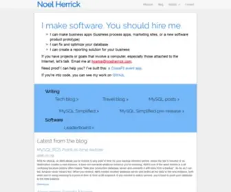 Noelherrick.com(Noel Herrick) Screenshot