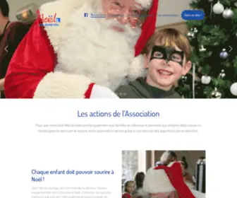 Noelheureux.com(Nos actions) Screenshot