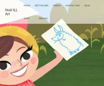 Noelillart.com(Noël) Screenshot