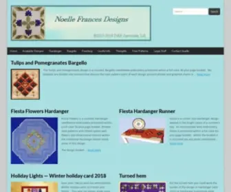 Noellefrancesdesigns.com(The Tulips and Pomegranates design) Screenshot