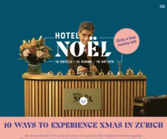 Noelzurich.com(Hotel Noël Zürich) Screenshot