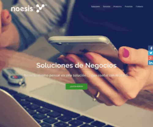 Noesis.com.ve(NOESIS Soluciones de Negocios) Screenshot