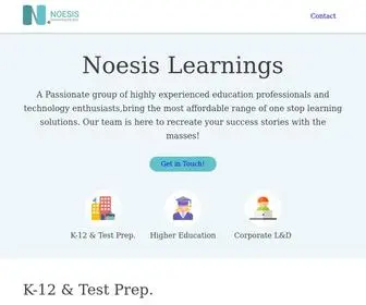 Noesislearnings.com(Noesis Learnings) Screenshot