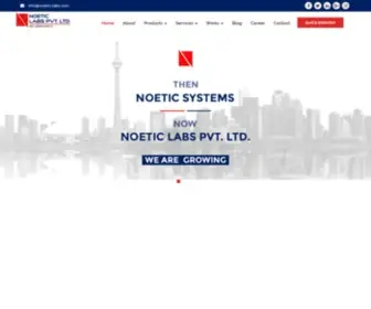 Noetic-Labs.com(Custom software development company) Screenshot