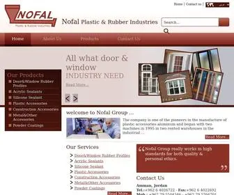 Nofal-Group.com(NOFAL Plastic & Rubber Industries) Screenshot