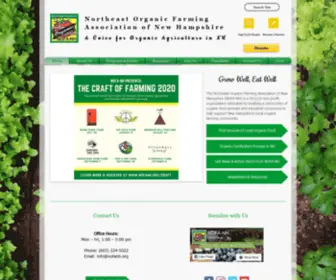 Nofanh.org(Northeast Organic Farming Association of New Hampshire (NOFA) Screenshot