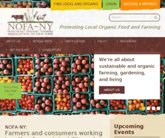 Nofany.org(Northeast Organic Farming Association of New York) Screenshot