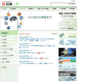 Nof.co.jp(日油株式会社) Screenshot