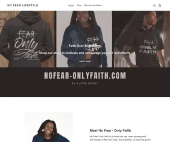 Nofear-Onlyfaith.com(Nofear Onlyfaith) Screenshot