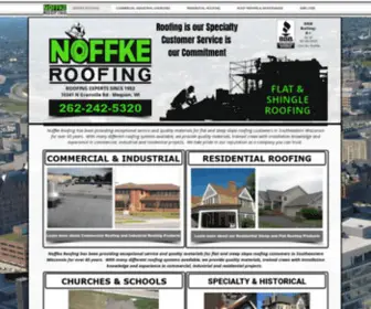 Noffkeroofing.com(New Roof or Repair) Screenshot