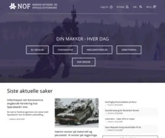 Nof.no(Norges offisers) Screenshot