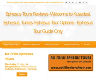 Nofrillsephesustours.com(Ephesus travel) Screenshot