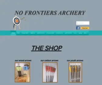 Nofrontiersarchery.com(Cedar) Screenshot